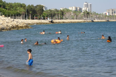 Mersin’de sıcaklık 40 dereceyi geçti