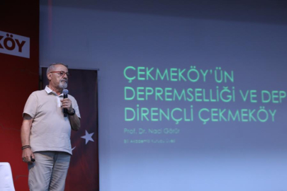 Prof. Dr. Naci Görür Çekmeköy’ün depremselliğini anlattı