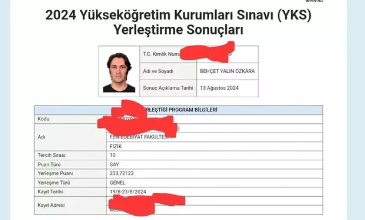 YÖK’ten “Eksi 1.75 fizik netiyle fizik bölümüne yerleşme” iddialarına yanıt 2