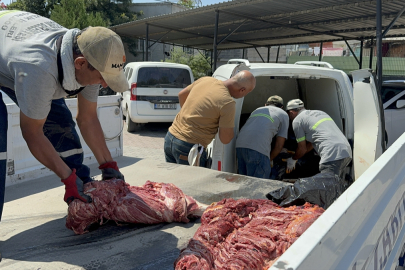 Adana’da 1.5 Ton at ve eşek eti ele geçirildi