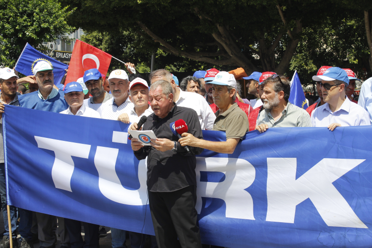  Türk-İş 4. Bölge Başkanı Edip Gülnar,