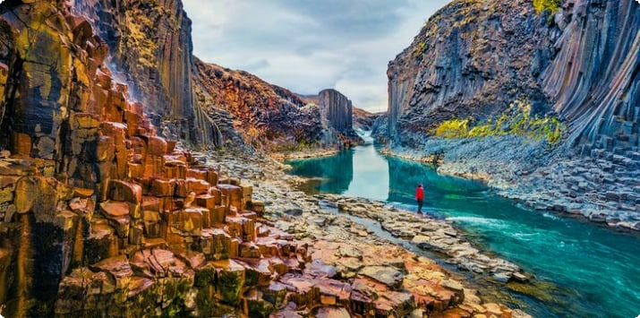 Stuðlagil Kanyonu, İzlanda