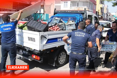 Adana'da Kocavezir İş Merkezi çevresinde kaldırım işgali tekrarlanıyor