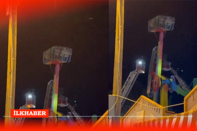 Kahramanmaraş'ta lunapark kazası: 10 kişi mahsur kaldı