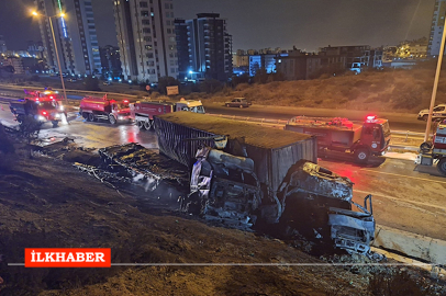 Tarsus-Adana-Gaziantep (TAG) Otoyolu'nda tır kazası: Bir ölü, bir yaralı