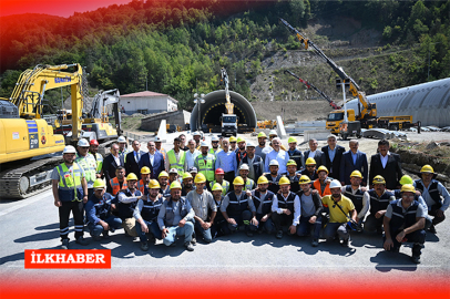 Bolu Dağı Tüneli'nde genişletme çalışmaları sona yaklaşıyor