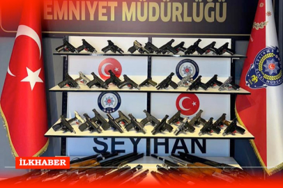 Seyhan polisinden suçlulara darbe: 61 ruhsatsız silah ele geçirildi