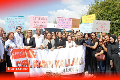 Yumurtalık’ta kadın cinayeti protesto edildi