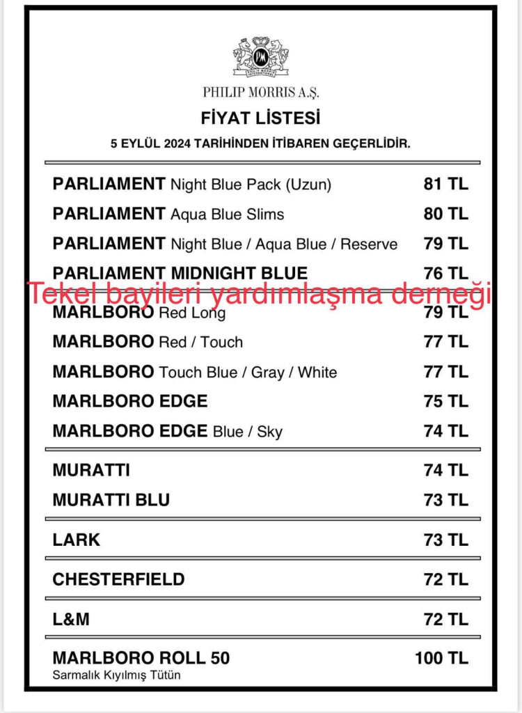 Philip Morris sigara grubuna 5 Eylül'den itibaren zam! 2