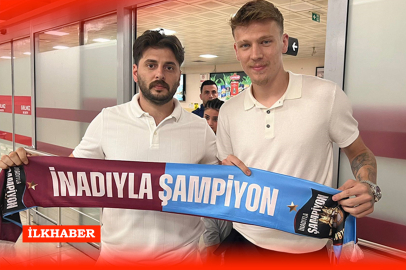 Trabzonspor'un yeni transferi Serdar Saatçı Trabzon'a geldi