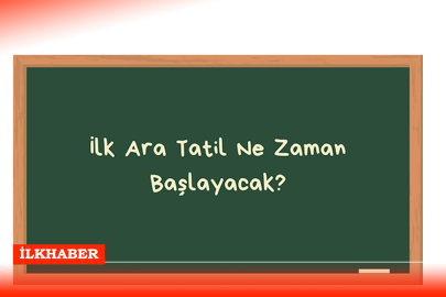 2024-2025 eğitim öğretim yılında ilk ara tatil tarihleri belli oldu: İşte yarıyıl ve ikinci dönem ara tatilleri