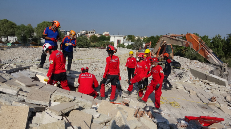 mersin deprem tatbikatı