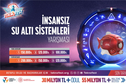 TEKNOFEST'te İnsansız Su Altı Sistemleri yarışması başlıyor