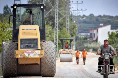 Mersin Büyükşehir Belediyesi'nden kırsalda yol yenileme çalışması