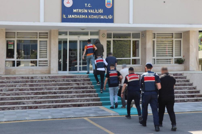 Mersin'de uluslararası narkotik operasyonunda 20 şüpheli yakalandı