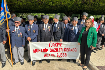 Gaziler Günü Adana’da yürüyüşle kutlandı