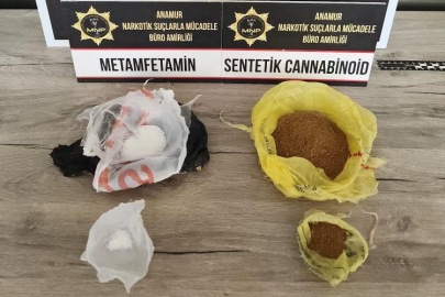 Mersin'de madde ticareti yapan şüpheli tutuklandı