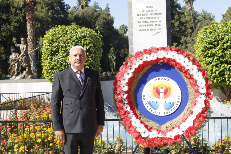 Atatürk Parkı’nda İtfaiye Haftası İçin Çelenk Töreni Düzenlendi