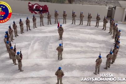 Hatay'da Jandarma Komandoların yemin töreni gururlandırdı