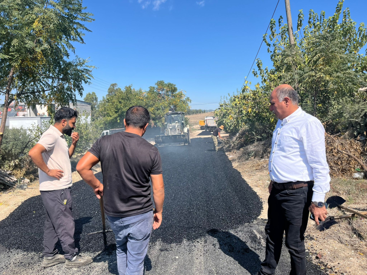 Yumurtalık’ta Asfalt Çalışmaları Devam Ediyor