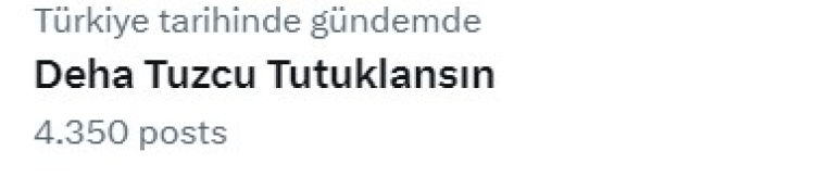 deha tuzcu tutuklansın