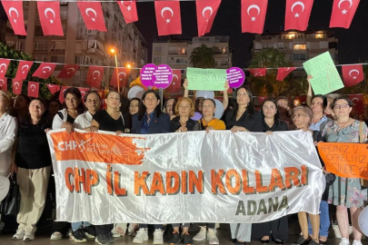 CHP Adana İl Kadın Kolları, kadın cinayetlerine dikkat çekti