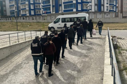 Erzurum merkezli dolandırıcılık operasyonunda 20 gözaltı