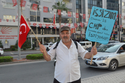 İşten çıkartılan belediye işçisi Ankara’ya yürüyüş başlattı