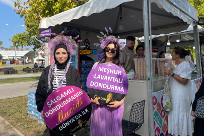 Adana Lezzet Festivali'nde şalgamlı ve lavantalı dondurma dikkat çekti