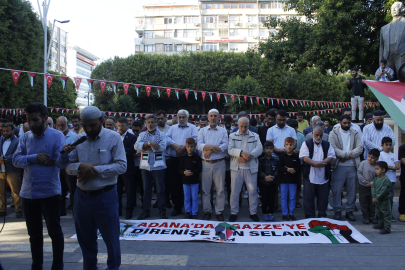 Adana’da STK’lardan Sinvar için yürüyüş ve gıyabi cenaze namazı düzenlendi