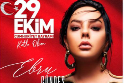 Cumhuriyet Bayramı'nda Ebru Gündeş'ten ücretsiz konser