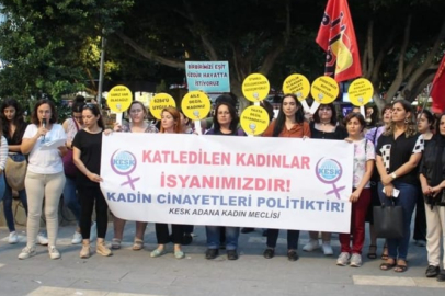 KESK Adana Kadın Meclisi, artan kadın cinayetlerine karşı seslerini yükseltti