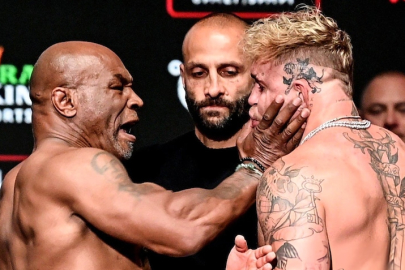 Mike Tyson- Jake Paul maçı öncesi gerilim tavan yaptı! Tyson'dan Jake Paul'a tokat