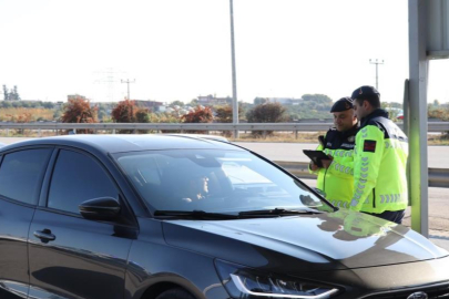 Mersin'de jandarmadan Cayrokopter destekli trafik denetimi