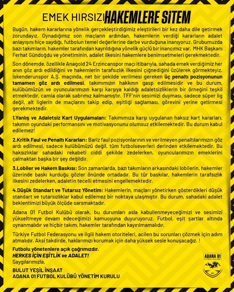 Adana 01 FK, Altınordu maçına galibiyet parolasıyla hazırlanıyor 2