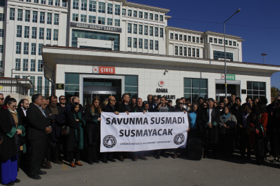 Adana'da gözaltına Alınan Av. Şiar Rişvanoğlu için ÇHD basın açıklaması yaptı