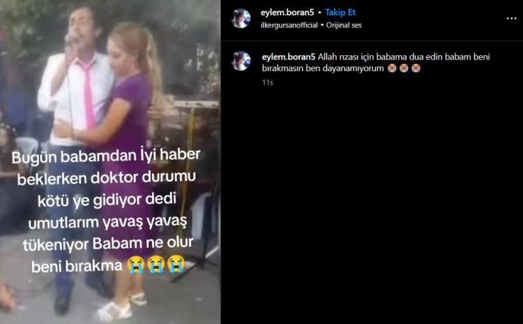 Ankaralı Turgut’un kızından kötü haber “Umutlarım Tükeniyor” 2