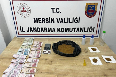 Mersin’de jandarmadan yasaklı madde operasyonu: 2 şüpheli yakalandı