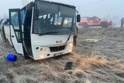 Malatya'da tekstil işçilerini taşıyan servis aracı takla attı: 1 ölü, 16 yaralı