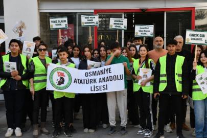 Osmaniye’de öğrencilerden sigara izmaritlerine karşı farkındalık etkinliği