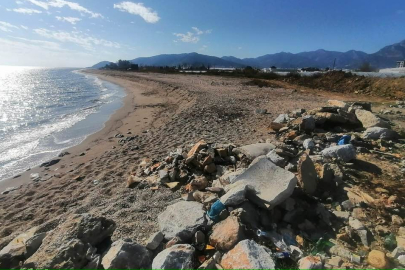 Deniz kaplumbağalarının Anamur'daki yuvalama kumsalı tehlikede